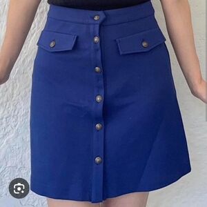 Modcloth Button Miniskirt